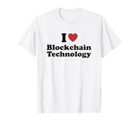 I Love Blockchain Technology Student Major Graduation Camiseta