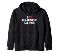 I Love Blonde Guys Sudadera con Capucha