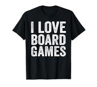 I Love Board Games Funny Daying Hobby Regalo Camiseta
