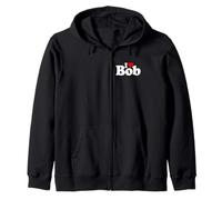 I Love Bob I Heart Robert Nombre EN UNA tee Sudadera con Capucha