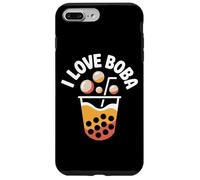 I Love Boba Bubble Tea Bebida Diversión Carcasa para iPhone 7 Plus/8 Plus