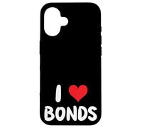 I Love Bonds - Corazón - Renta Fija Finanzas Inversiones Carcasa para iPhone 16