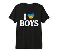 I Love Boys - Pride Parade Rainbow Queer Gay CSD Party LGBTQ Camiseta Premium