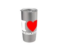I Love Briskets Vaso térmico de acero inoxidable de doble pared