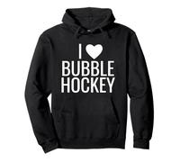 I Love Bubble Hockey Sudadera con Capucha