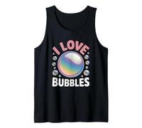 I Love Bubbles I Jabón Burbujas Niños Niñas Niños Camiseta sin Mangas
