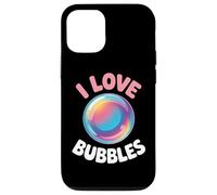 I Love Bubbles I Jabón Burbujas Niños Niñas Niños Carcasa para iPhone 12/12 Pro