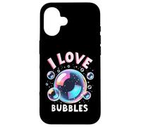 I Love Bubbles I Jabón Burbujas Niños Niñas Niños Carcasa para iPhone 16