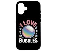 I Love Bubbles I Jabón Burbujas Niños Niñas Niños Carcasa para iPhone 16