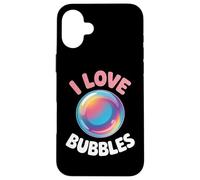I Love Bubbles I Jabón Burbujas Niños Niñas Niños Carcasa para iPhone 16 Plus