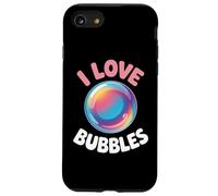 I Love Bubbles I Jabón Burbujas Niños Niñas Niños Carcasa para iPhone SE (2020) / 7/8