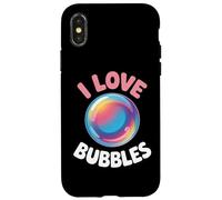 I Love Bubbles I Jabón Burbujas Niños Niñas Niños Carcasa para iPhone X/XS