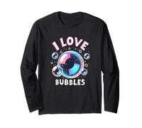 I Love Bubbles I Jabón Burbujas Niños Niñas Niños Manga Larga