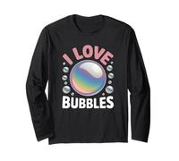 I Love Bubbles I Jabón Burbujas Niños Niñas Niños Manga Larga