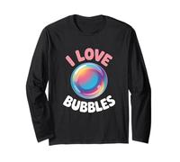 I Love Bubbles I Jabón Burbujas Niños Niñas Niños Manga Larga