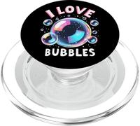 I Love Bubbles I Jabón Burbujas Niños Niñas Niños PopSockets PopGrip para MagSafe