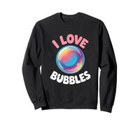 I Love Bubbles I Jabón Burbujas Niños Niñas Niños Sudadera