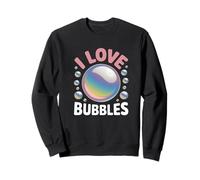 I Love Bubbles I Jabón Burbujas Niños Niñas Niños Sudadera