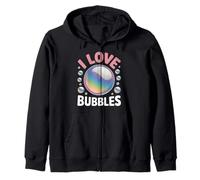 I Love Bubbles I Jabón Burbujas Niños Niñas Niños Sudadera con Capucha
