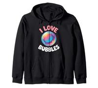 I Love Bubbles I Jabón Burbujas Niños Niñas Niños Sudadera con Capucha