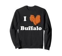 I Love Buffalo Wings Chicken Wing Lover Buffalo Nueva York Sudadera