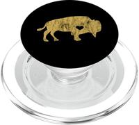 I Love Buffaloes Golden Buffalo Bison Lover Gift Ideas PopSockets PopGrip para MagSafe