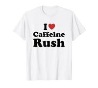 I Love Caffeine Rush Drink Cocktail Bar Camiseta