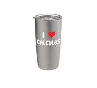 I Love Calculus - Corazón - Matemáticas Profesor Profesor Vaso térmico de acero inoxidable de doble pared