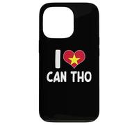 I Love Can Tho Bandera de corazón de Vietnam Carcasa para iPhone 13 Pro