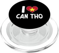 I Love Can Tho Bandera de corazón de Vietnam PopSockets PopGrip para MagSafe