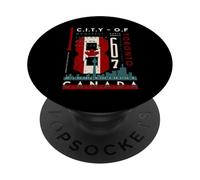 I Love Canada, Men's Women's Kids Canada Graphic Design PopSockets PopGrip Adhesivo