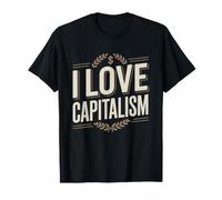 I Love Capitalism Capitalismo Emprendedor Bolsa Inversor Camiseta