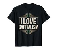 I Love Capitalism Capitalismo Emprendedor Bolsa Inversor Camiseta