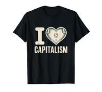 I Love Capitalism Capitalismo Emprendedor Bolsa Inversor Camiseta