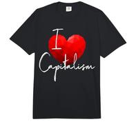 I Love Capitalism Capitalismo Emprendedor Bolsa Inversor Comfort Colors Adult Heavyweight T-Shirt