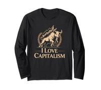 I Love Capitalism Capitalismo Emprendedor Bolsa Inversor Manga Larga