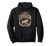 I Love Capitalism Capitalismo Emprendedor Bolsa Inversor Sudadera con Capucha