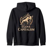 I Love Capitalism Capitalismo Emprendedor Bolsa Inversor Sudadera con Capucha