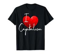 I Love Capitalism Me Encanta el Capitalismo Economía Libre Camiseta
