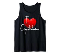I Love Capitalism Me Encanta el Capitalismo Economía Libre Camiseta sin Mangas