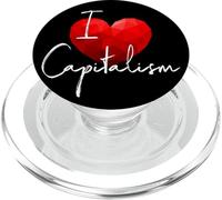 I Love Capitalism Me Encanta el Capitalismo Economía Libre PopSockets PopGrip para MagSafe