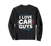 I Love Car Guys Automotive Entusiasta Diversión Sudadera