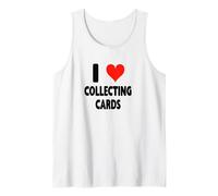I Love Card Collecting - Béisbol, baloncesto, fútbol, fútbol Camiseta sin Mangas