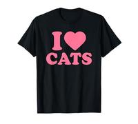 I Love Cats, I Heart Cats Camiseta