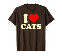 I Love Cats, I Heart Cats Camiseta
