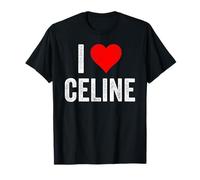 I Love CELINE - Vintage Love Heart Valentine's Day Gift Camiseta
