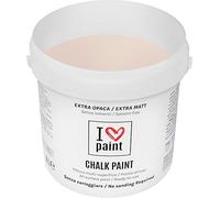 I LOVE CHALK PAINT color Rosa Antiguo 4 litros - Pintura a la tiza para muebles, paredes y objetos sin lijado - Sin disolventes ni formaldehído - Pintura para decoración efecto tiza a base de agua