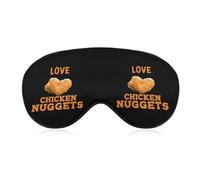 I Love Chicken Nuggets - Antifaz para dormir con los ojos vendados, antifaz suave que bloquea la luz