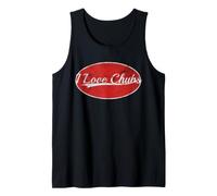 I Love Chubs Funny Humorous Varsity Block Graphic Camiseta sin Mangas