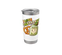 I Love Chucrut Vaso térmico de acero inoxidable de doble pared